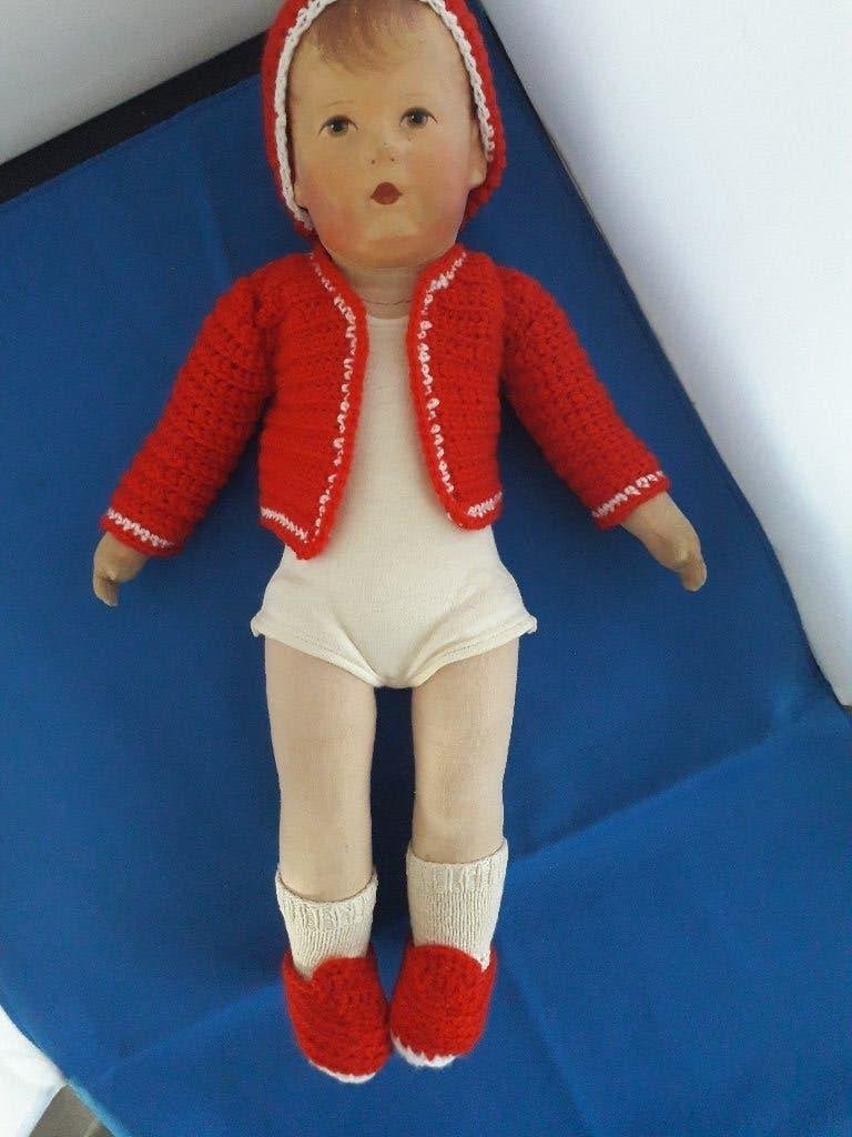 antieke Kathe Kruse pop, Antiek en Kunst, Ophalen of Verzenden