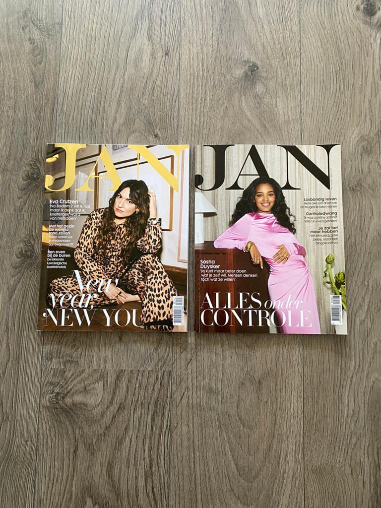 JAN nr 1 jan/feb 2026 en nr 3 maart 2026, Ophalen of Verzenden, Gelezen, Damesbladen