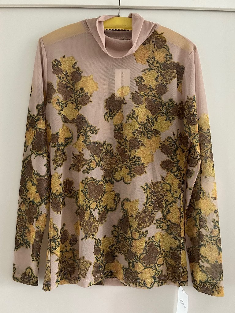 Dries van Noten top, Bruin, Verzenden, Nieuw, Lange mouw