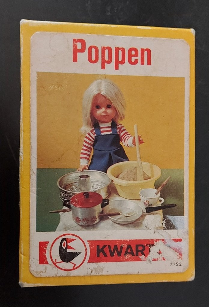 Vintage Retro kwartetspel poppen Otto Maier, Ophalen of Verzenden, Gebruikt, Overige typen