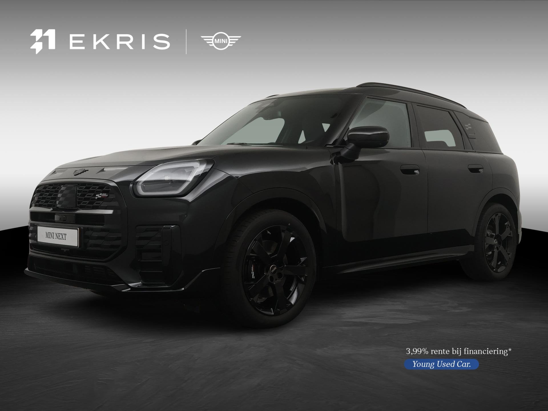 MINI Countryman C John Cooper Works | Pakket L | Stoel- stuu, Auto's, Met garantie (alle), Leder en Stof, Zwart, Origineel Nederlands