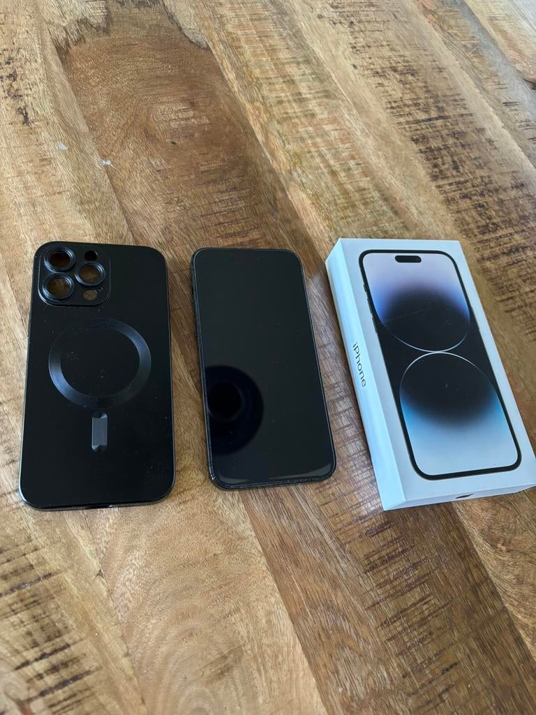 Iphone 14 pro max - 256 gb, Telecommunicatie, Mobiele telefoons | Apple iPhone, Zwart, Zo goed als nieuw, IPhone 14 Pro Max, Ophalen