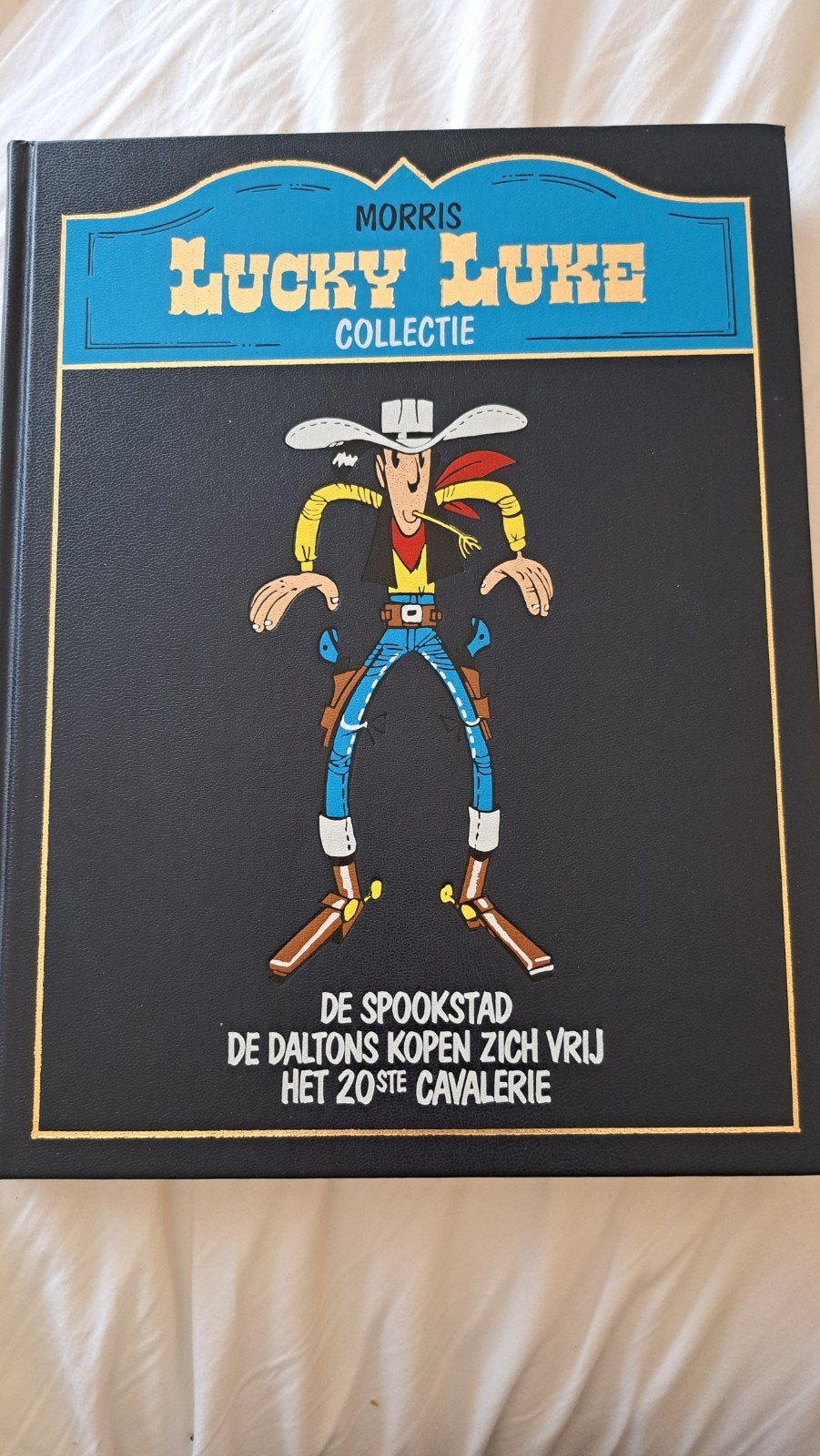 Lucky Luke Collectie nr19 - De Spookstad, Eén stripboek, Ophalen of Verzenden, Zo goed als nieuw, Morris