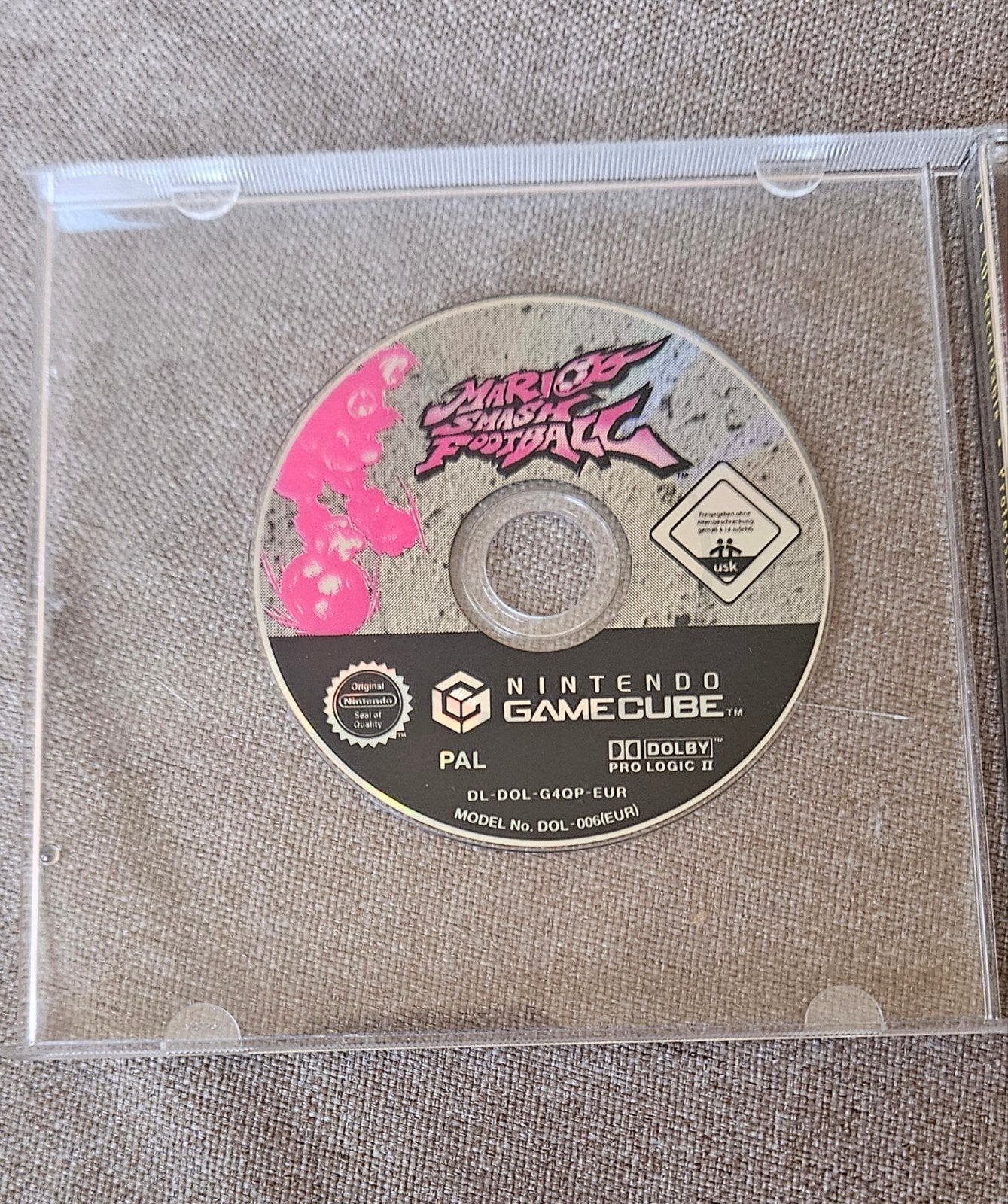 Mario Smash Football - Nintendo GameCube (PAL), Spelcomputers en Games, Gebruikt, Eén computer, Ophalen of Verzenden, Sport