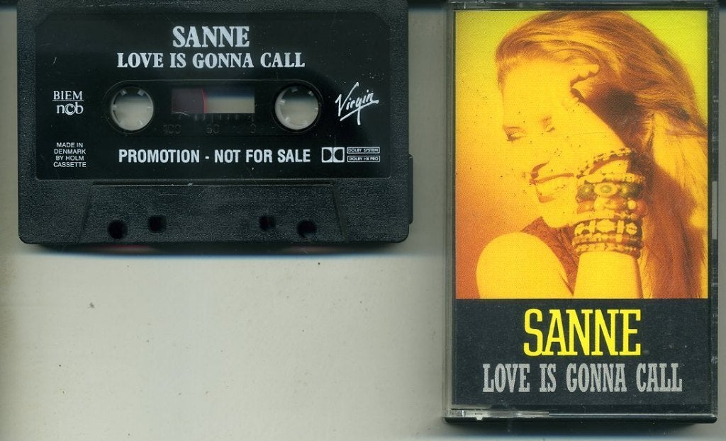 Sanne Salomonsen Love Is Gonna Call PROMO 3 nrs cassette, 1 bandje, Ophalen of Verzenden, Zo goed als nieuw, Origineel