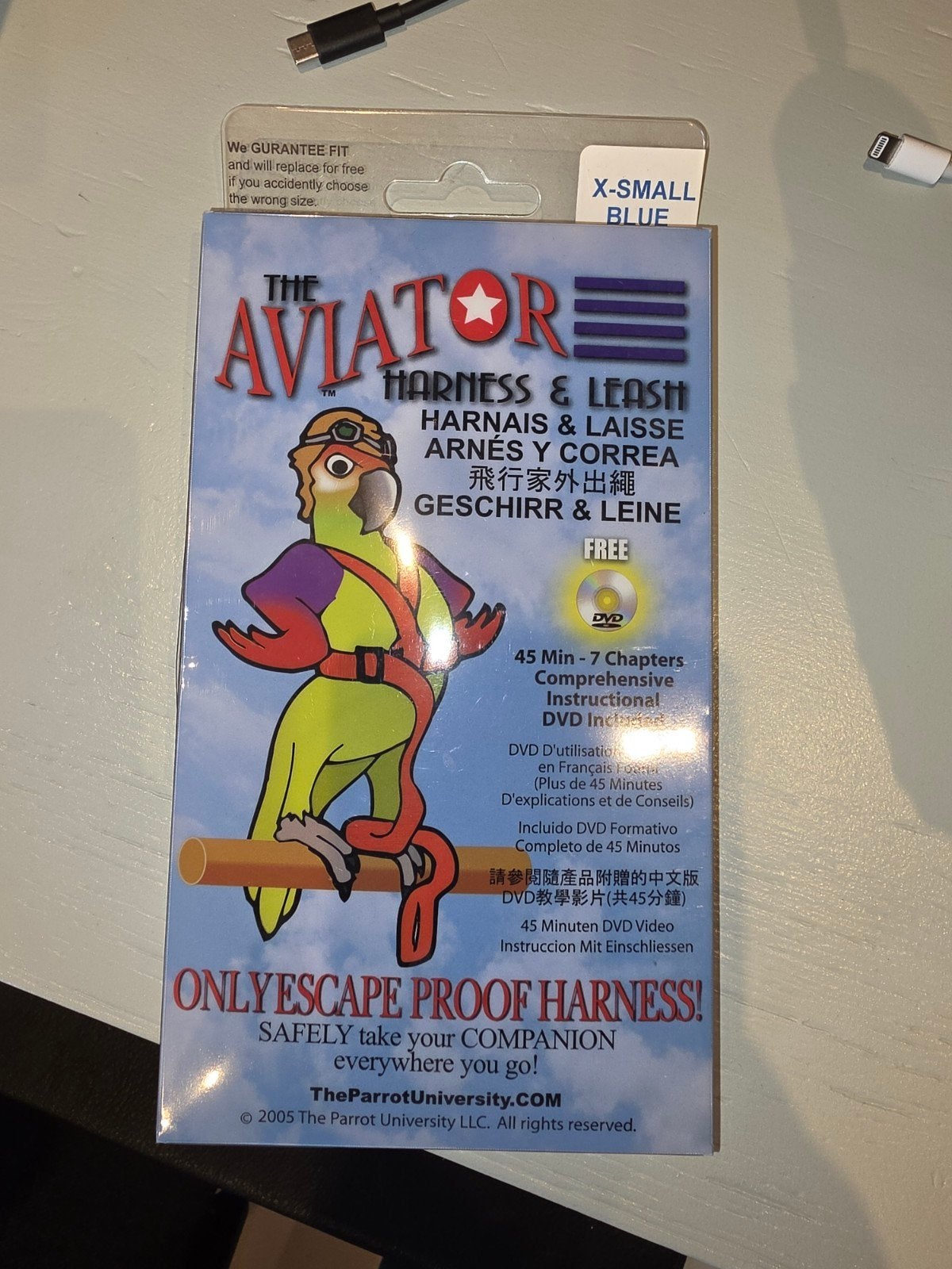 aviator harnas & leash xs voor kleine kromsnavels, Meerdere dieren