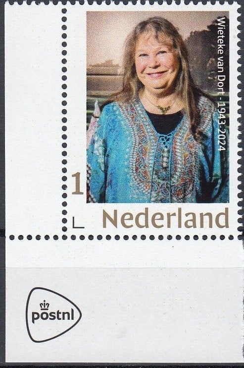 Nederland- Persoonlijke Goud- TV- Wieteke van Dort- P, Ophalen of Verzenden, Na 1940, Postfris