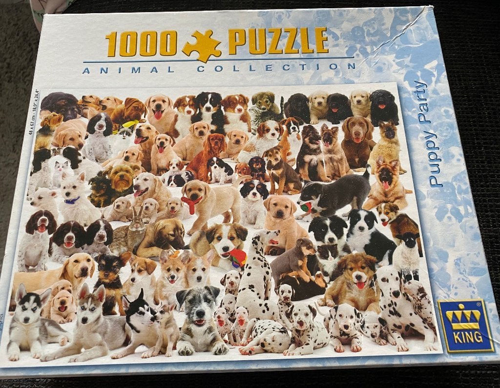 Puzzel Animal Collection Puppy Party 1000 st, Ophalen of Verzenden, 500 t/m 1500 stukjes, Nieuw, Legpuzzel