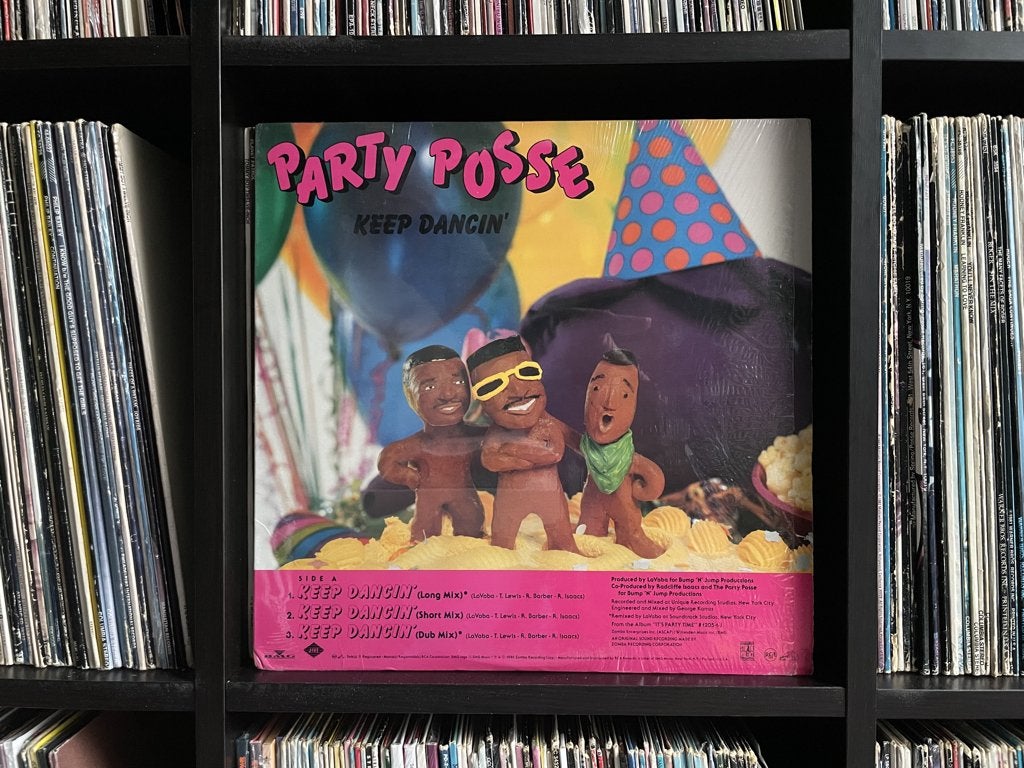 Party Posse-Keep Dancin' (12 Inch) vinyl in goede staat, Ophalen of Verzenden, Gebruikt, 12 inch