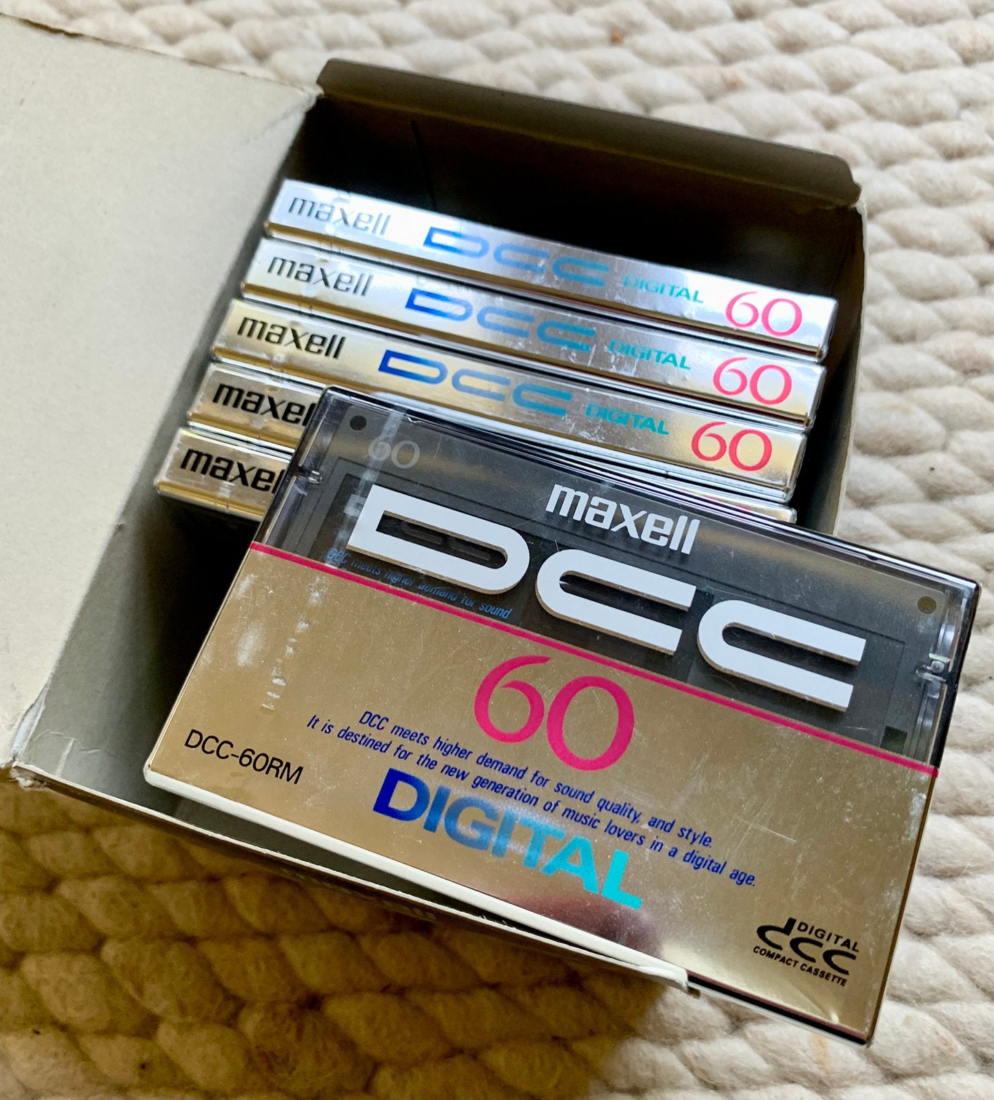 Zeldzaam NOS Maxell DCC60 Digital Compact Cassettes DCC OVP, Cd's en Dvd's, Cassettebandjes, 2 t/m 25 bandjes, Ophalen of Verzenden