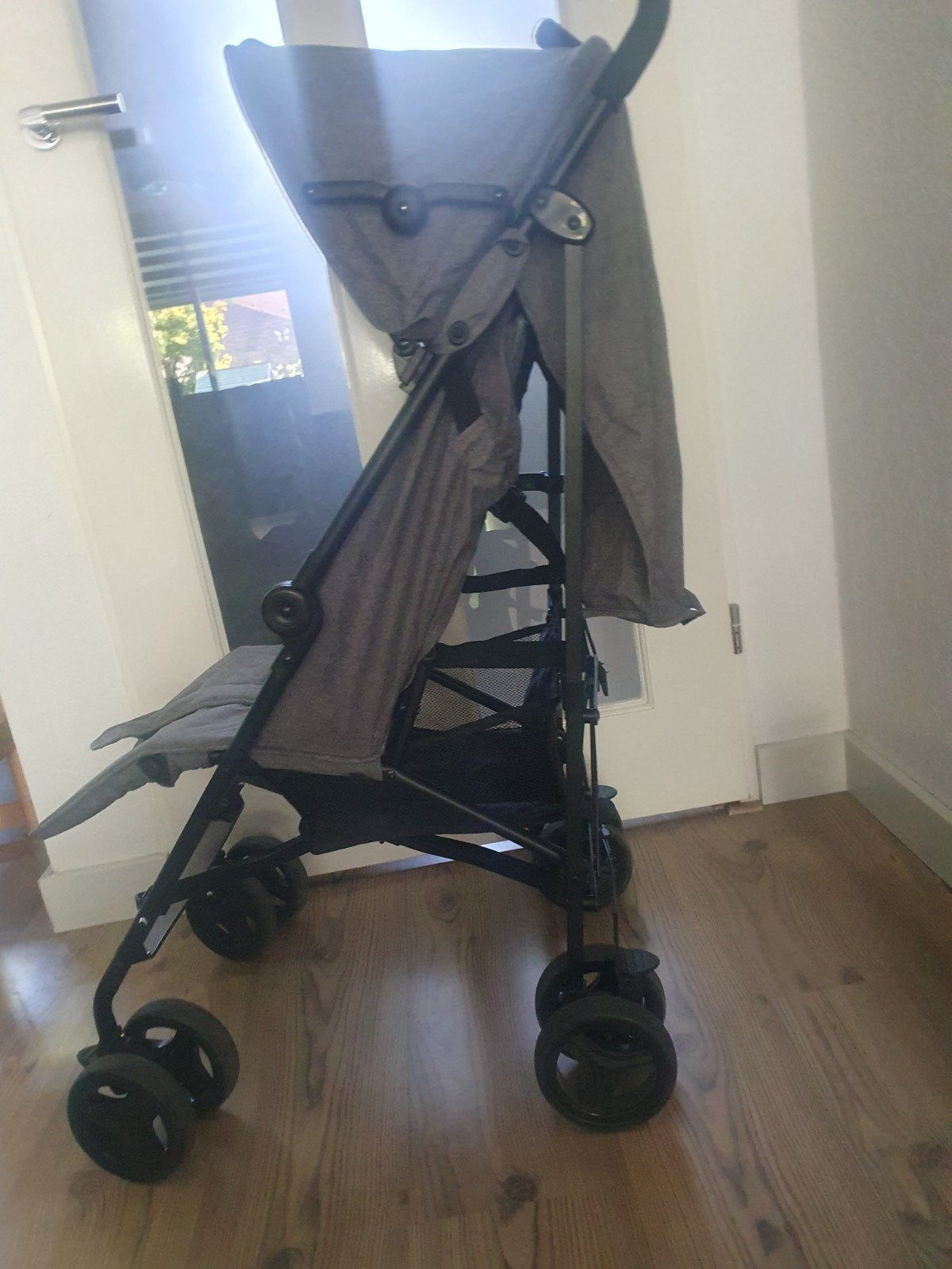Ding buggy - Grijs, compact en verstelbaar, Ophalen, Gebruikt, Overige merken, Verstelbare rugleuning