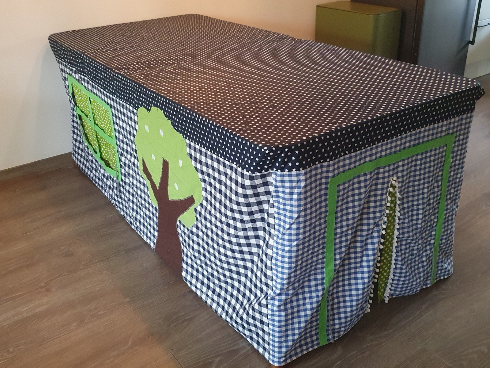 Supermooie, handgemaakte tafeltent 90x180, Ophalen of Verzenden, Nieuw