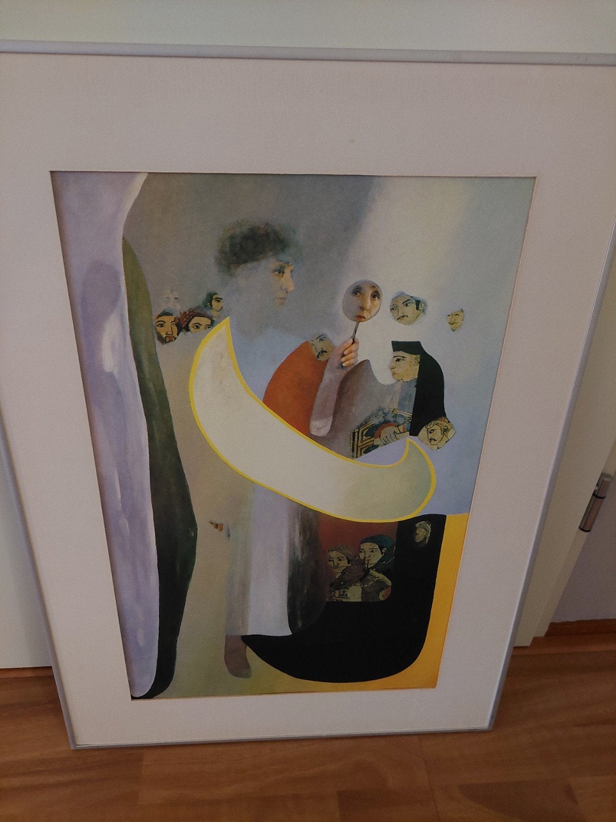 ZEEFDRUK VAN KUNSTSCHILDER  DORIS GROENEVELD, Ingelijst, Ophalen of Verzenden, Personages en Fantasiefiguren, Zeefdruk