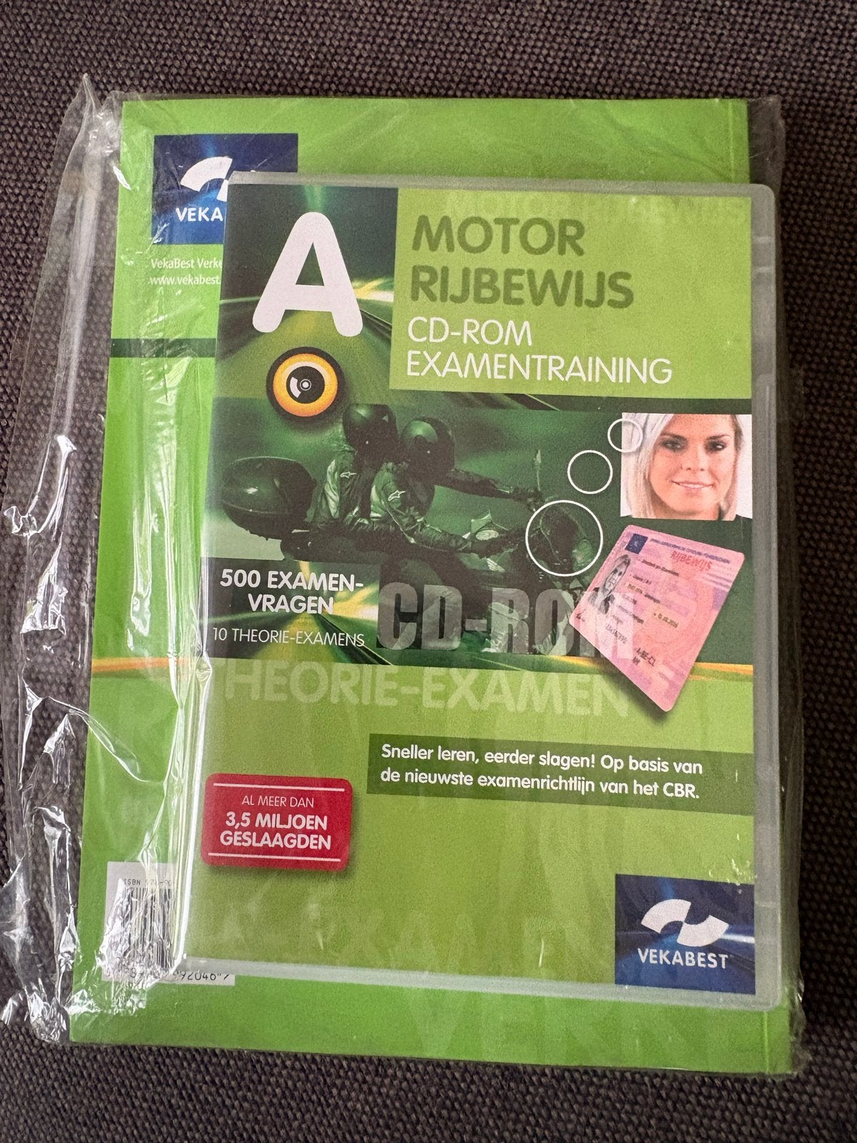 Vekabest Motor Rijbewijs CD-ROM Examentraining, Boeken, Ophalen of Verzenden, Nieuw, Overige niveaus