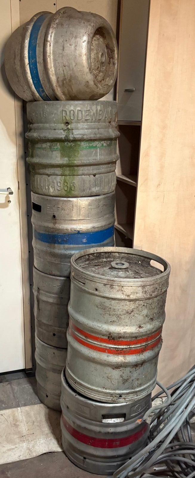 Oude Rodenbach en Düsseldorf bierfusten (30L & 50L), Ophalen, Gebruikt, Overige, Overige merken