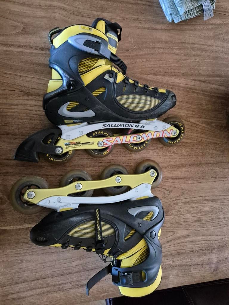 Salomon DR155 80mm 83a Inline Skates  - Maat 44 - skeelers, Heren, Zo goed als nieuw, Inline skates 4 wielen, Salomon