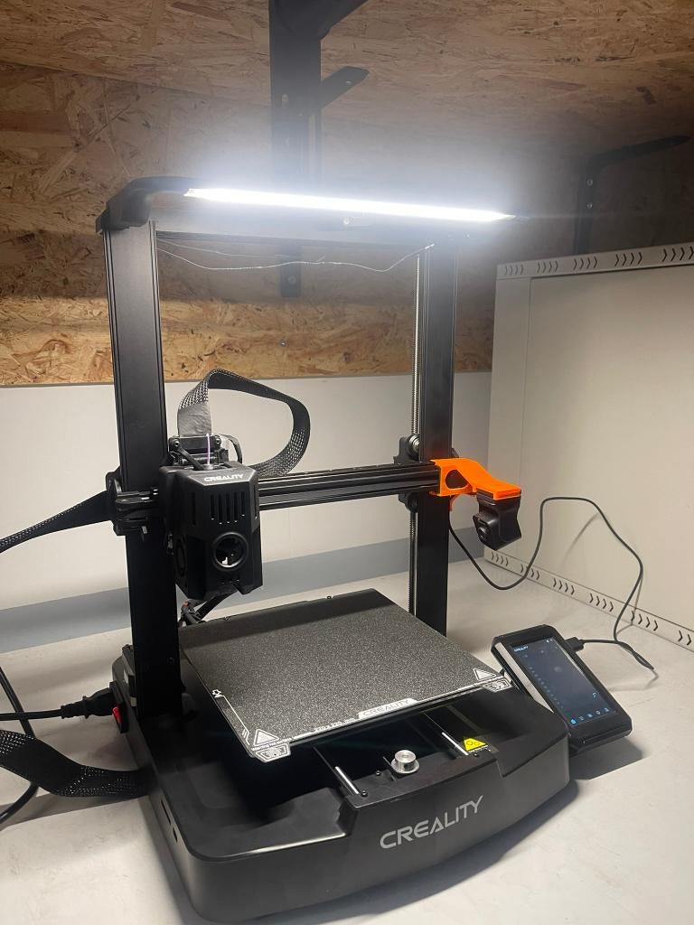 Creality Ender-3 V3 KE + Nebula Camera + Extras, Ophalen, Ingebouwde Wi-Fi, Zo goed als nieuw, Filament