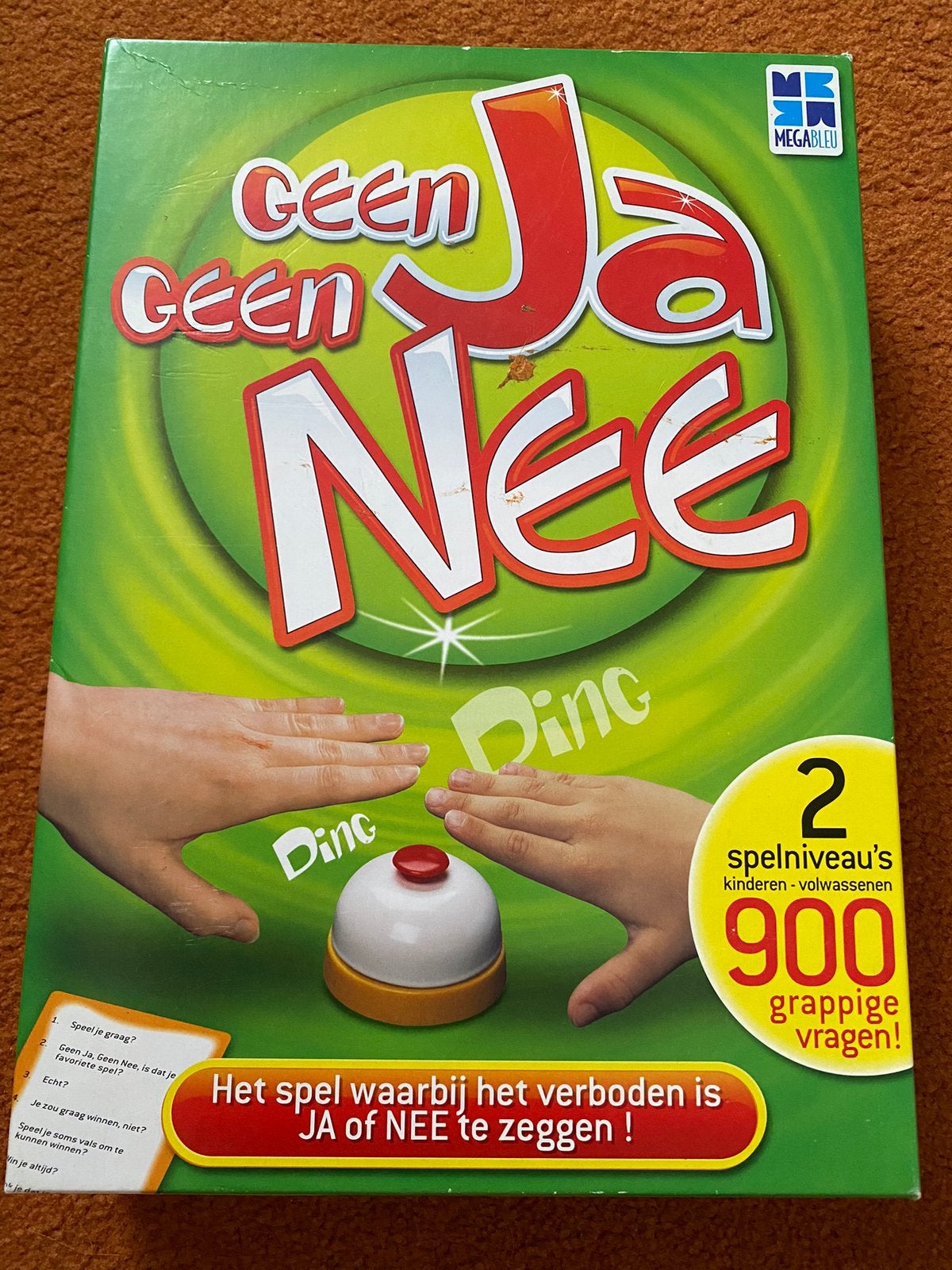 Geen ja geen nee spel, Ophalen of Verzenden, Gebruikt