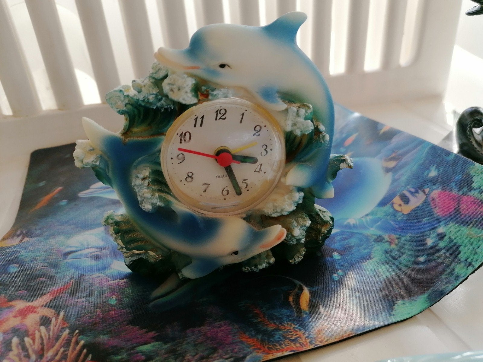 Diverse dolfijn decoratie en verzamelobjecten, Huis en Inrichting, Ophalen of Verzenden, Gebruikt, Meerkleurig, Steen/keramiek
