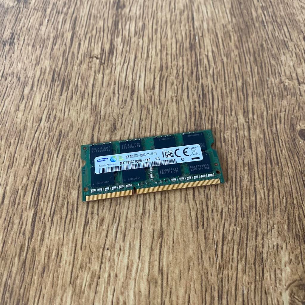 Samsung 8GB PC3L 12800S sodimm DDR3 Laptop werkgeheugen, Computers en Software, RAM geheugen, Gebruikt, 8 GB, DDR3, Ophalen of Verzenden