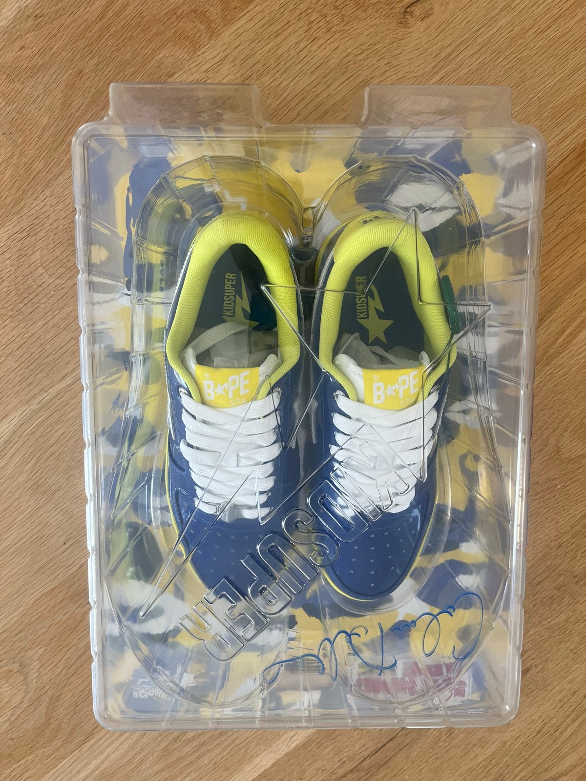 A Bathing Ape Bape Sta KidSuper Curaçao World Cup Editie, Kleding | Dames, Schoenen, Ophalen of Verzenden, Nieuw, Blauw, Sneakers of Gympen