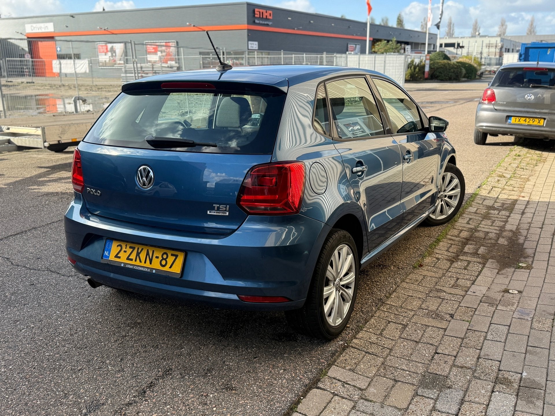 Volkswagen Polo 1.2 TSI Comfortline, Met garantie (alle), Blauw, Origineel Nederlands, Bedrijf