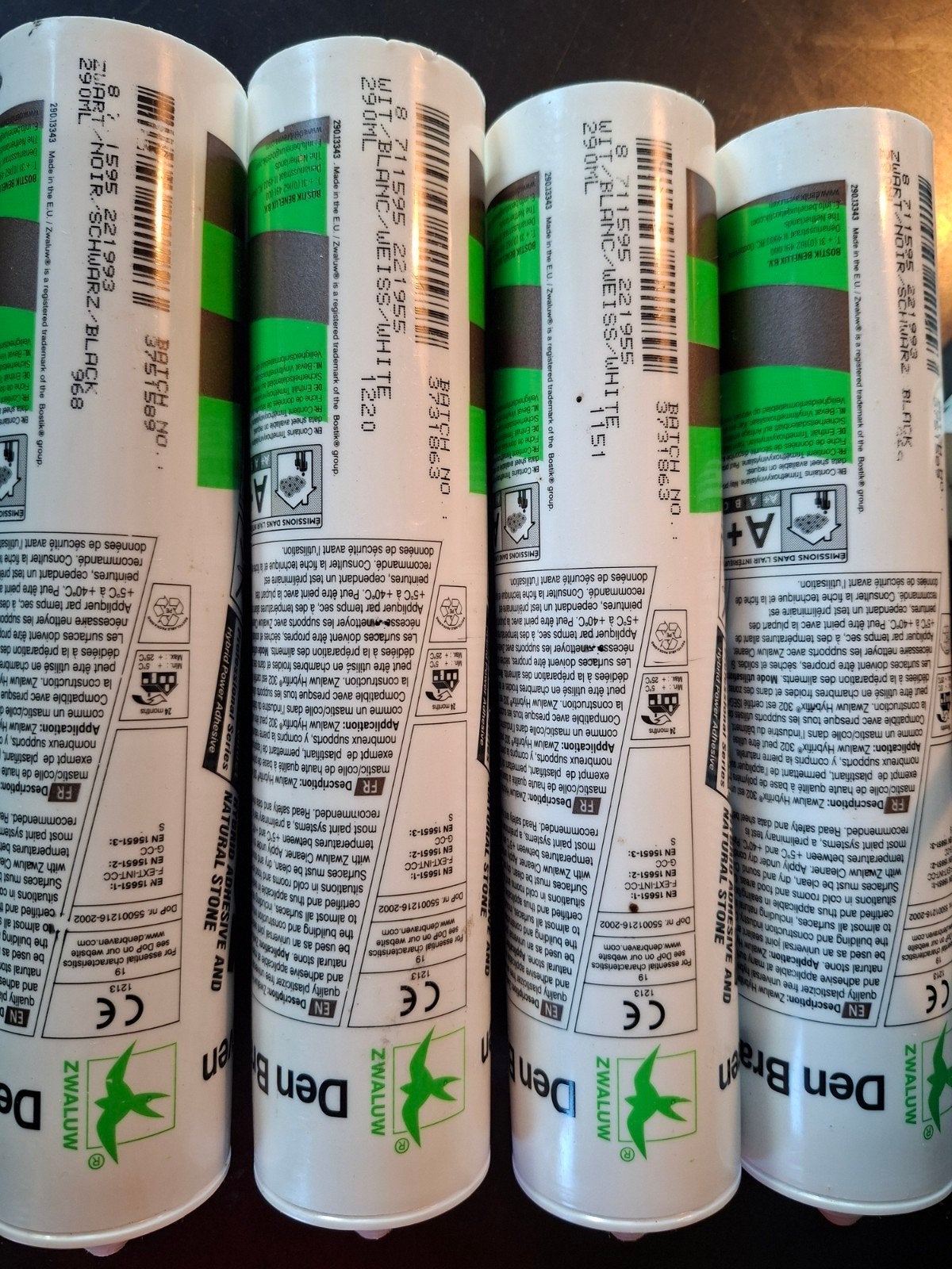 Den Braven Hybrifix 302 Lijmkit - 4 stuks, Minder dan 4 cm, Overige materialen, Nieuw, Ophalen of Verzenden