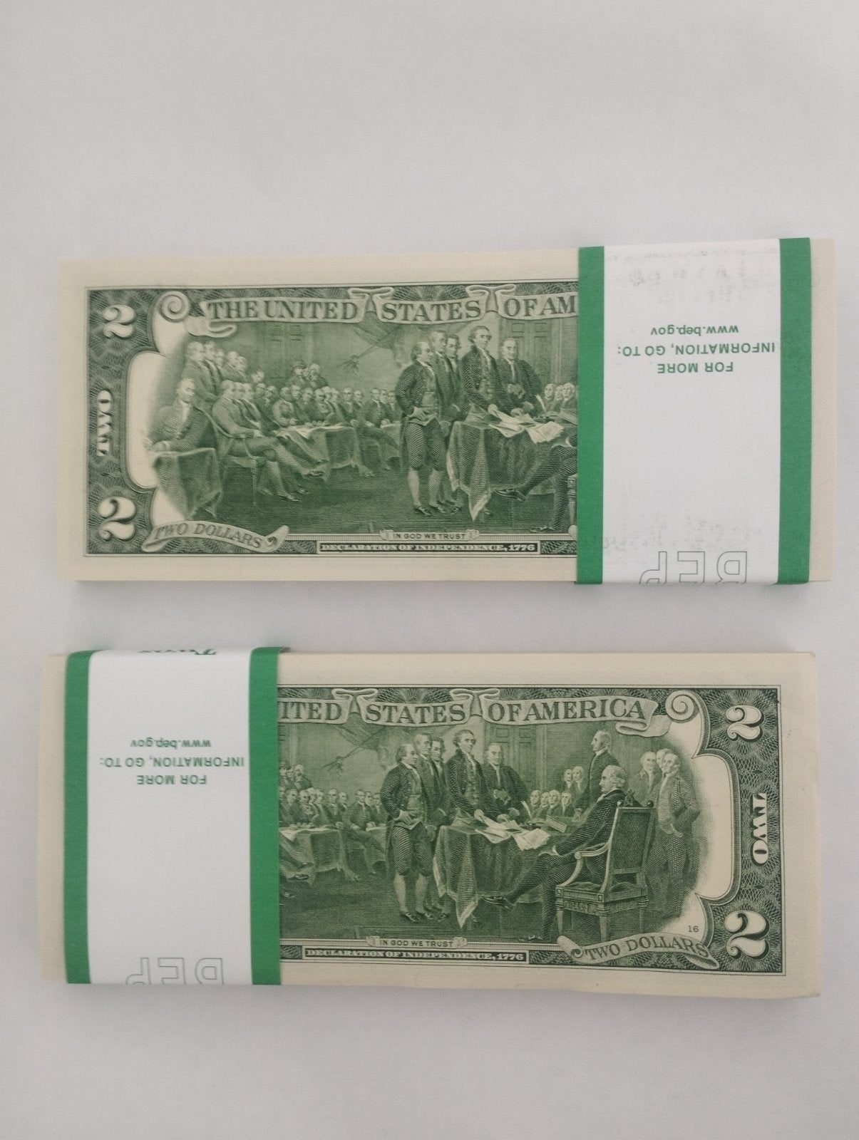 2 dollar biljetten - Bundel van 200 dollar, Ophalen of Verzenden, Noord-Amerika, Setje
