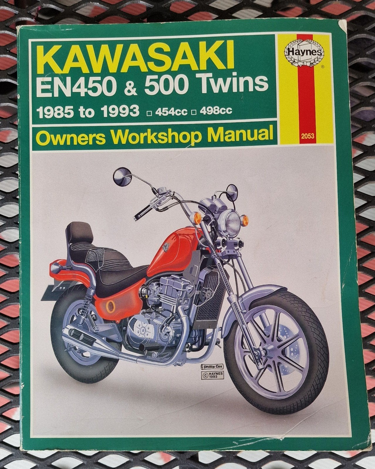Haynes manual  Kawasaki EN450 EN500 454LTD  1985 - 1993, Ophalen of Verzenden, Zo goed als nieuw, Haynes