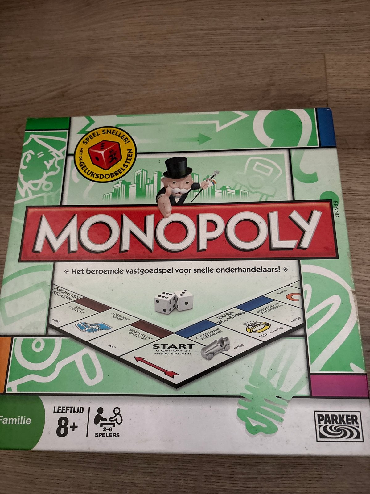 Monopoly Bordspel - Het beroemde vastgoedspel, Drie of vier spelers, Ophalen, Gebruikt