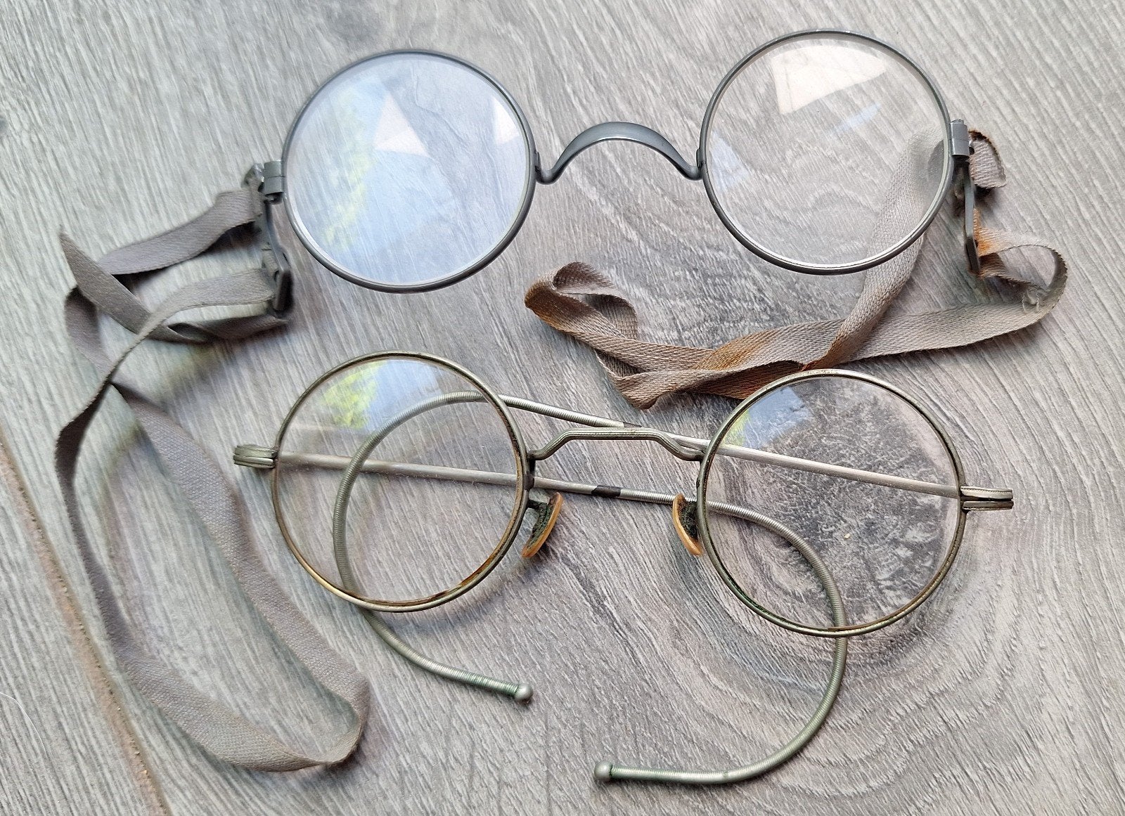 WW2 Duits - Bril en  Gasmaskerbril, Verzamelen, Ophalen of Verzenden, Overige soorten, Duitsland, Overige typen