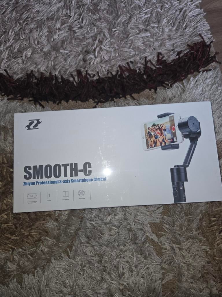 Zhiyun Smooth-C 3-assige gimbal stabilizer voor smartphone, Ophalen of Verzenden, Nieuw