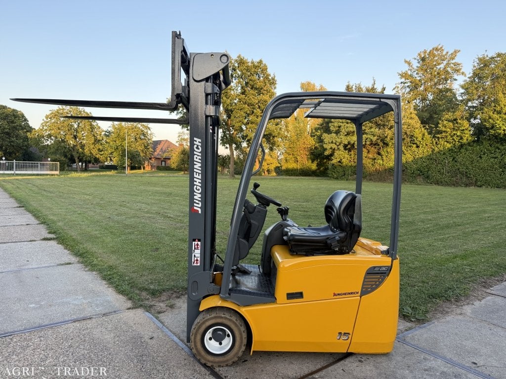Jungheinrich 1500KG elektrisch triplo 5.5M sideshift, Info@vanbeurdenheftrucks.nl, Jungheinrich, Heftruck, Ophalen of Verzenden