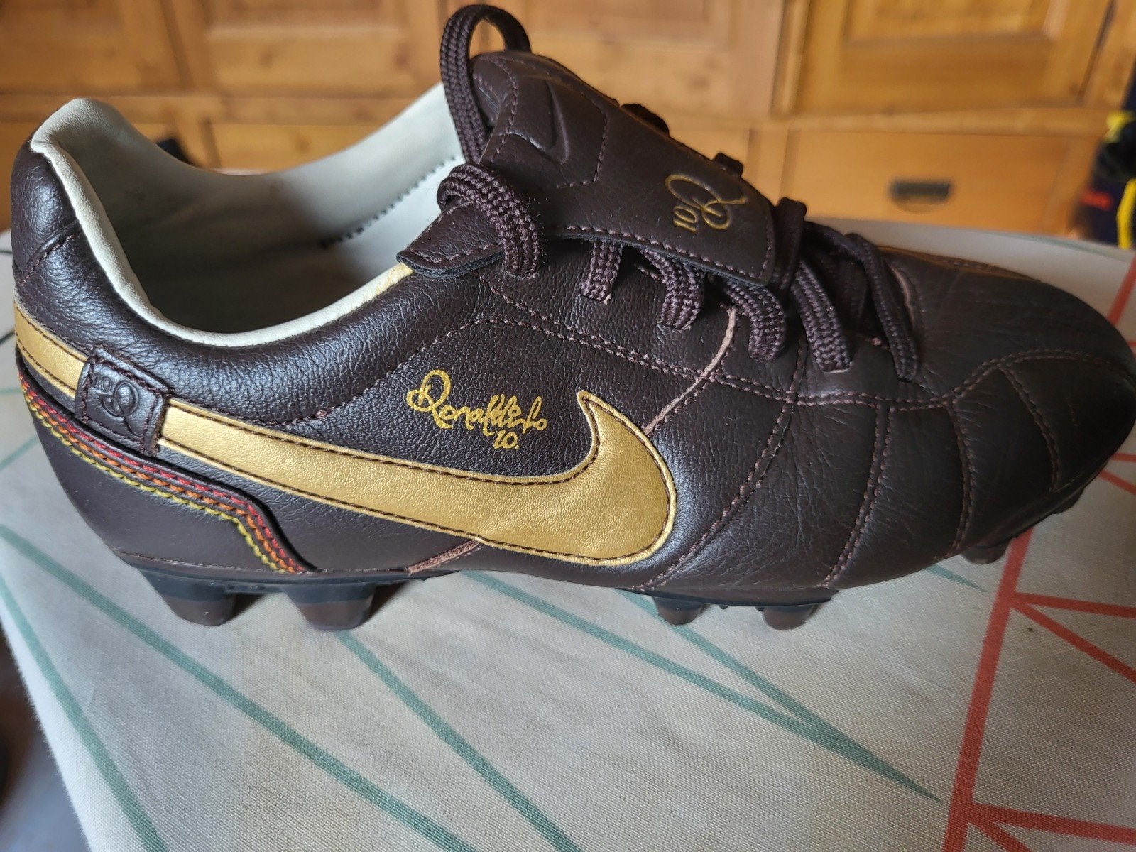 Nike Ronaldinho kinderschoenen maat 10, Ophalen of Verzenden, Gebruikt, Jongen of Meisje, Schoenen