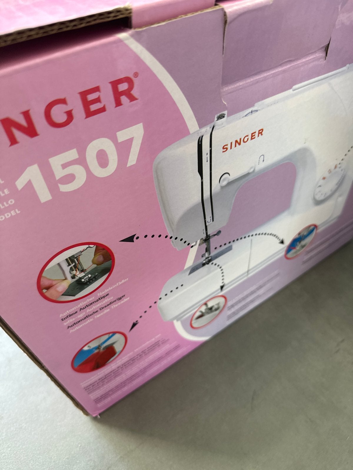 Singer 1507 Naaimachine - Weinig gebruikt, perfecte staat, Ophalen of Verzenden, Zo goed als nieuw, Naaimachine, Singer