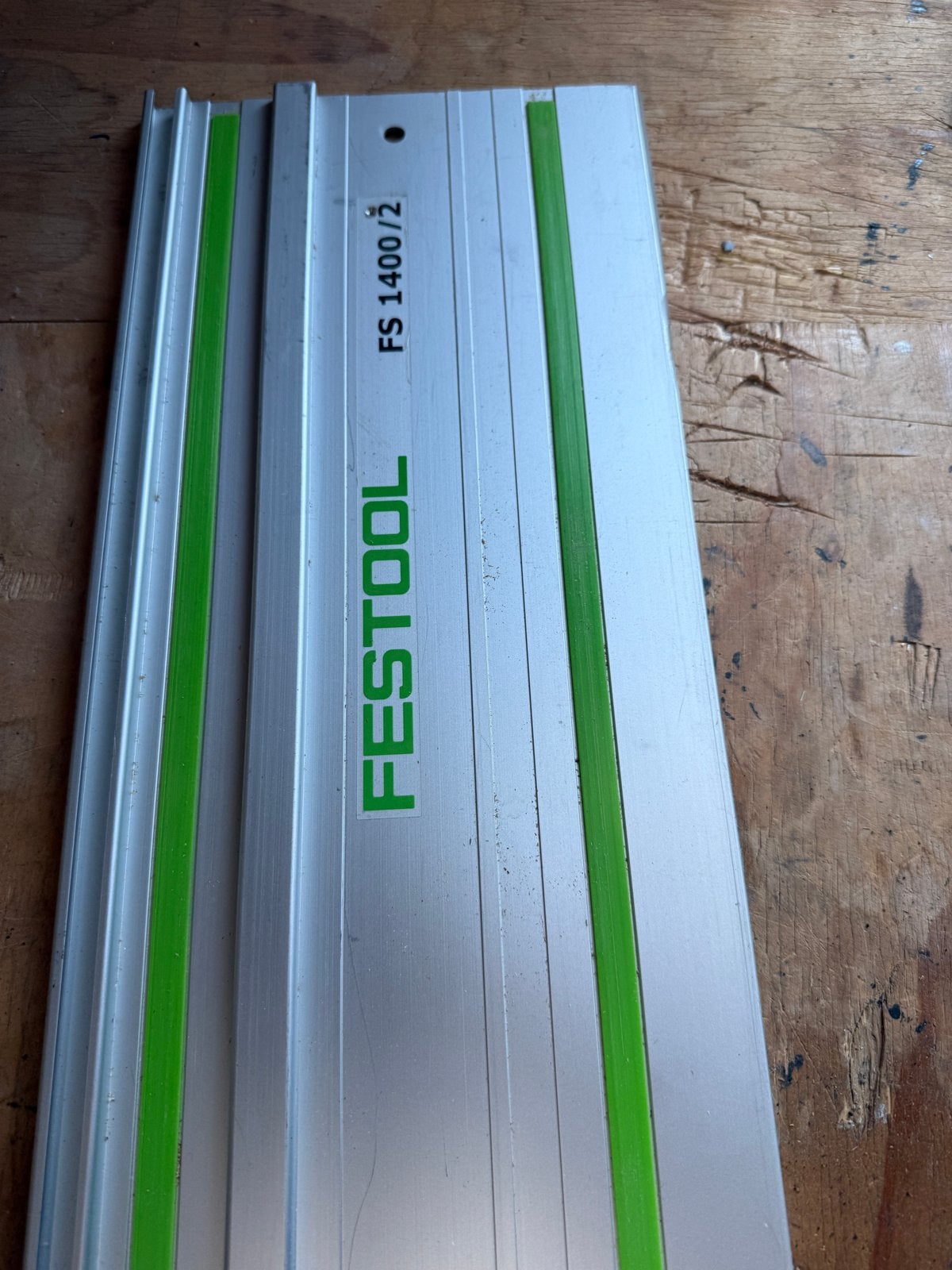 Festool Geleiderail FS 1400/2, Cirkelzaag, Ophalen of Verzenden, Zo goed als nieuw, 30 tot 70 mm