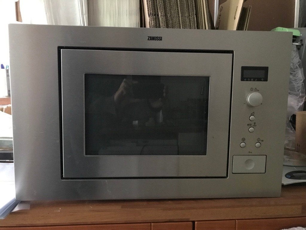 Zanussi inbouw magnetron 800W, Ophalen, Combimagnetron, Gebruikt, Inbouw