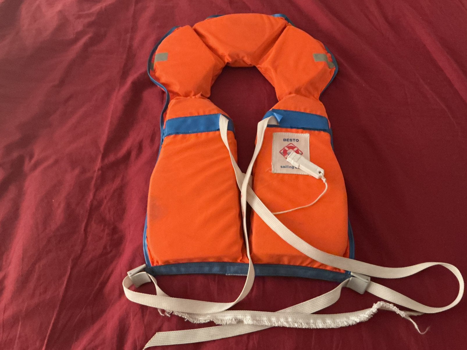 Bestro Racing Belt reddingsvest geschikt voor 30 tot 40 kilo, Watersport en Boten, Watersportkleding, Ophalen, Gebruikt, Dame of Heer