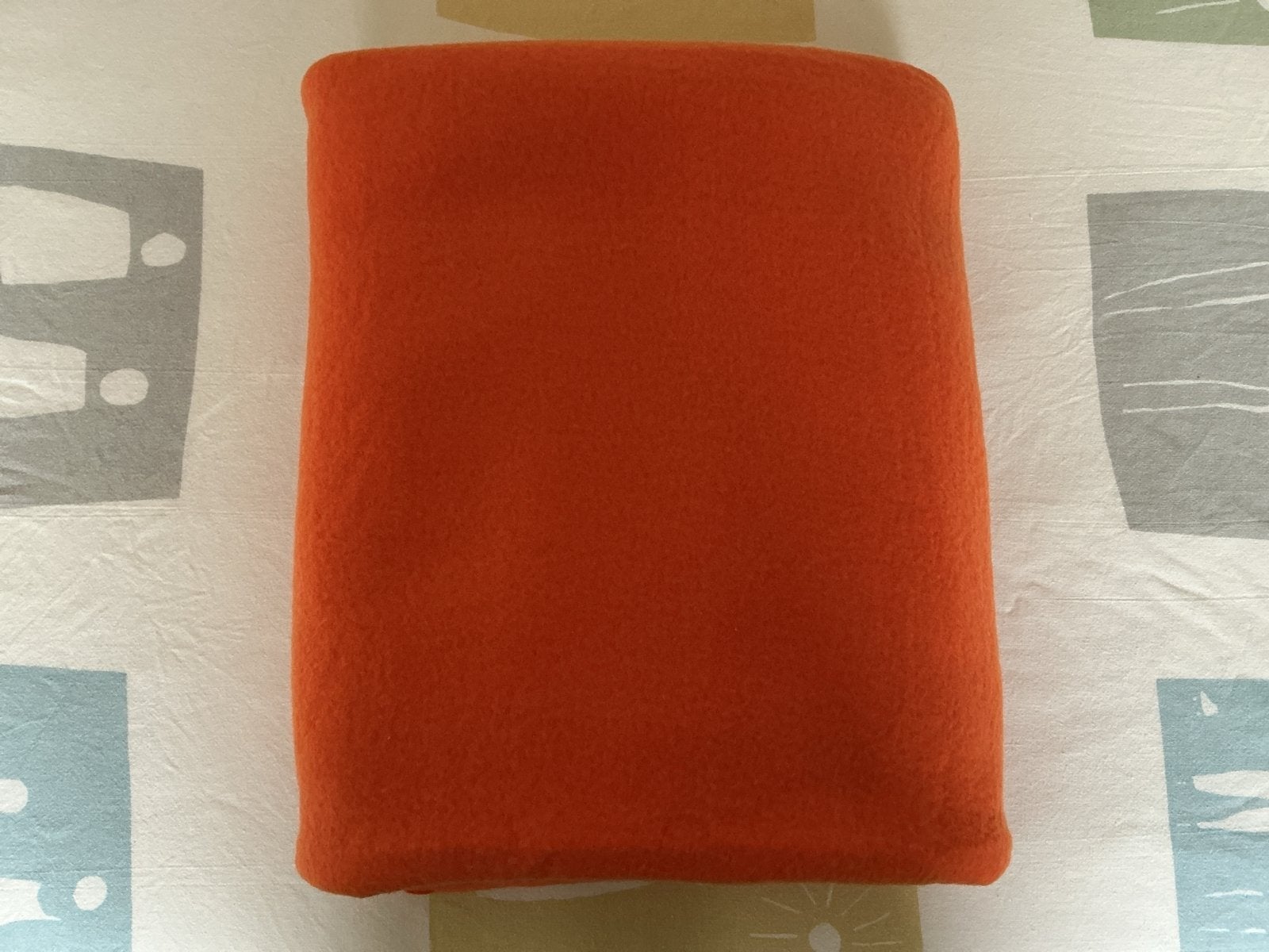 Oranje Fleecedeken 160x120 cm, nieuw, Huis en Inrichting, Ophalen of Verzenden, Nieuw, Oranje, Rechthoekig