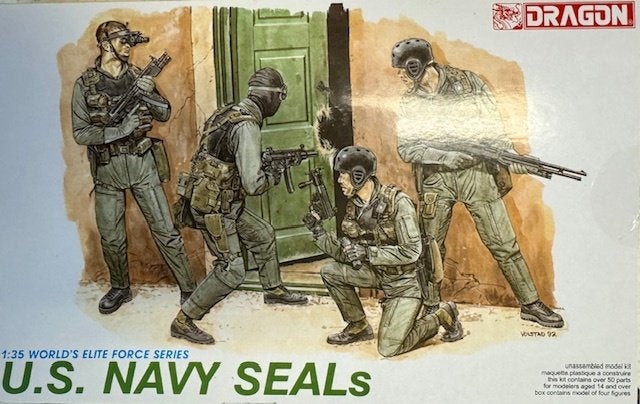 Coelianmodels, Dragon 3017, US Navy Seals, 1/35 € 13,99, Ophalen of Verzenden, Nieuw, 1:35 tot 1:50, Figuur of Figuren