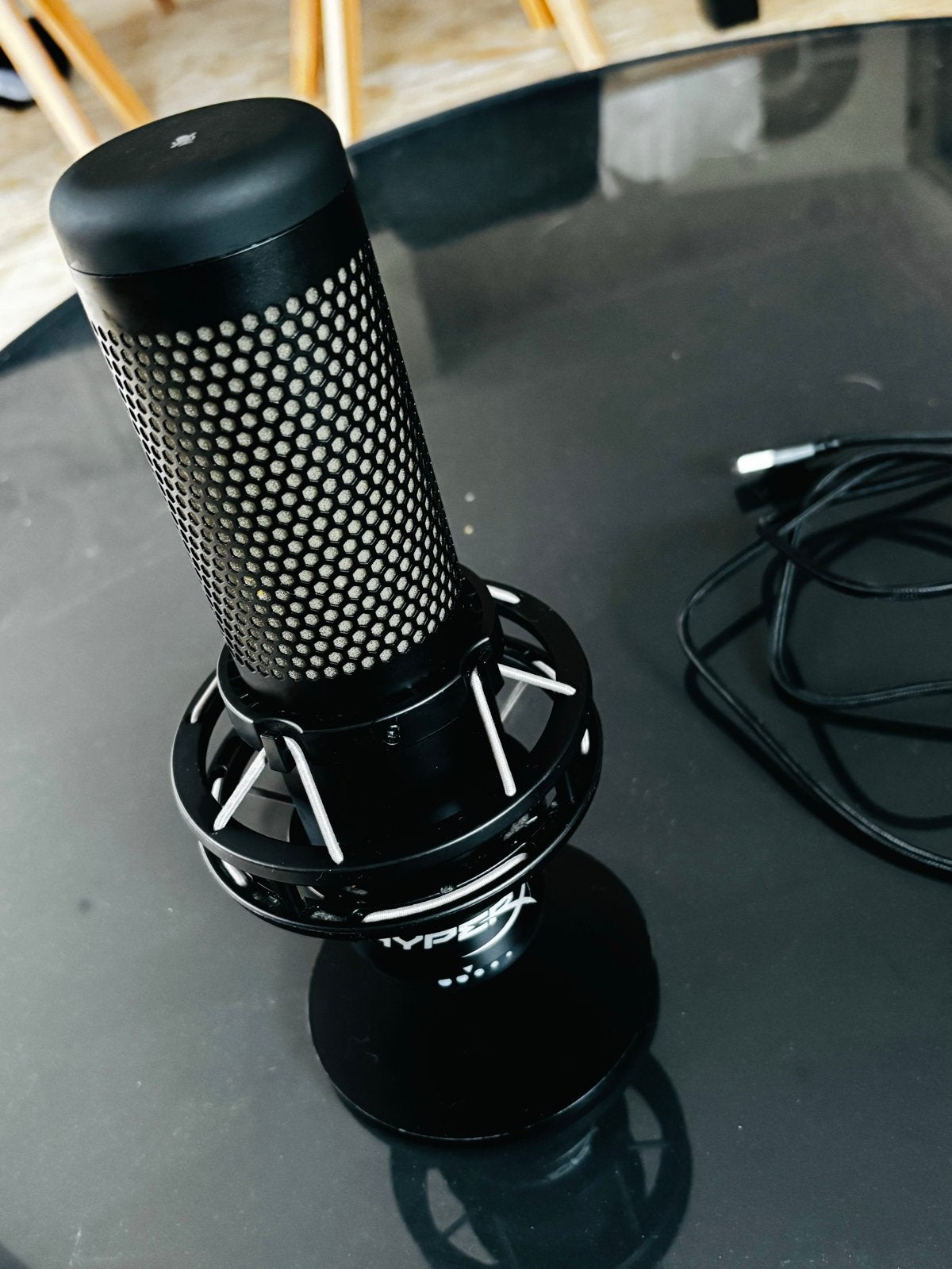 HyperX QuadCast S USB C Microfoon, Muziek en Instrumenten, Ophalen, Zo goed als nieuw, Studiomicrofoon