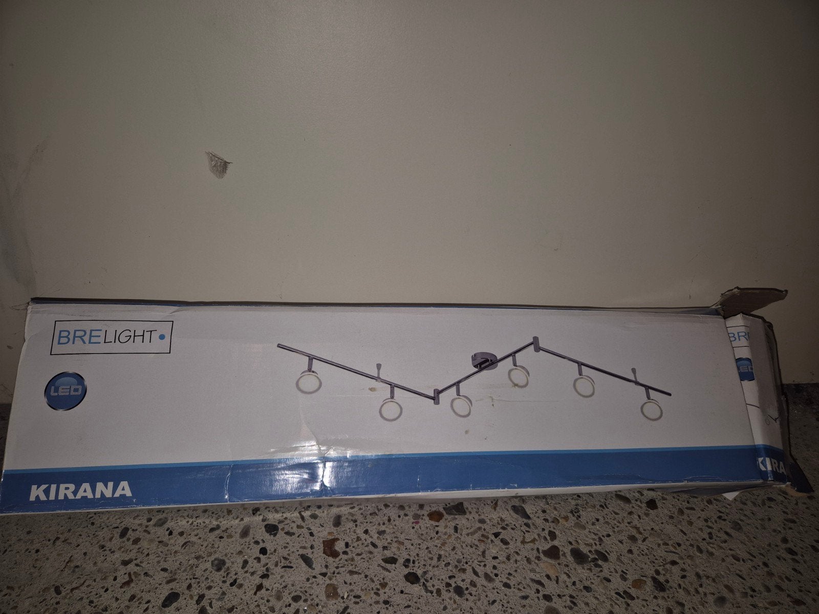 Brelight Kirana LED Plafondlamp / Spotrail, Ophalen of Verzenden, Zo goed als nieuw, 25 tot 50 cm, Minder dan 100 cm