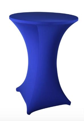 9x Statafelrok stretch donker blauw parelmoer, Binnen, Rond, Ophalen of Verzenden, Time Out