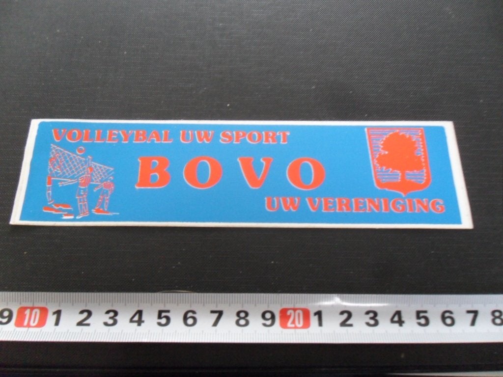 sticker Volleybal uw sport  BOBO  uw vereniging, Ophalen of Verzenden, Zo goed als nieuw
