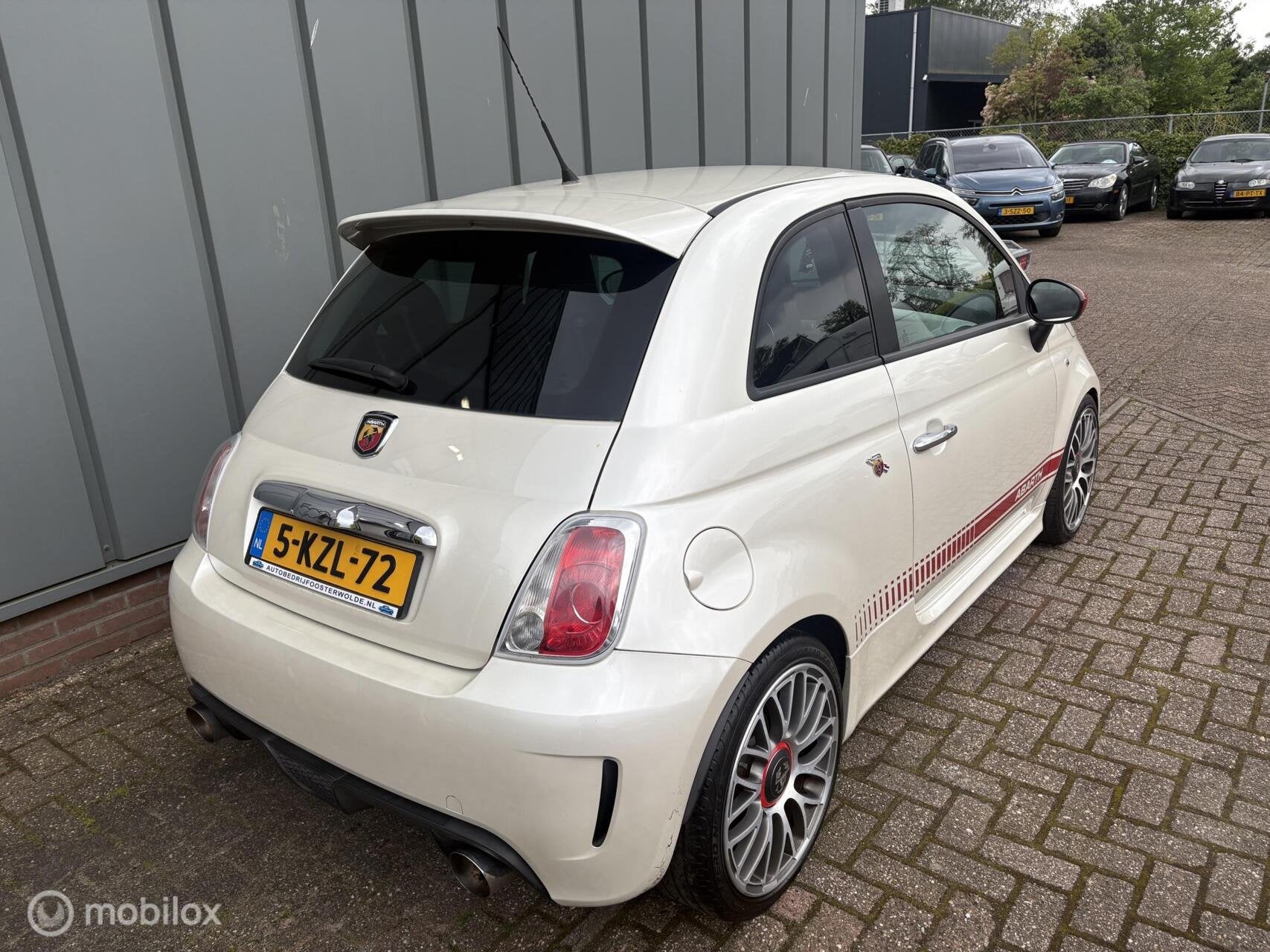 Fiat 500 1.4-16V Abarth - APK - Leder - Airco, Auto's, Voorwielaandrijving, Euro 5, Zwart, 4 cilinders