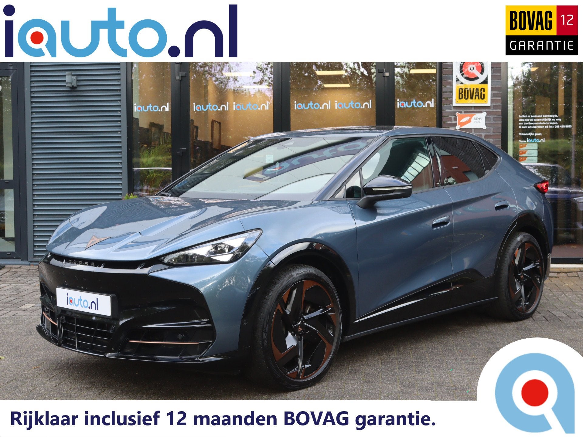 CUPRA Tavascan VZ Adrenaline 82 kWh 340PK Pano/Matrix LED/36, Auto's, Automaat, Gebruikt, 2173 kg, Blauw