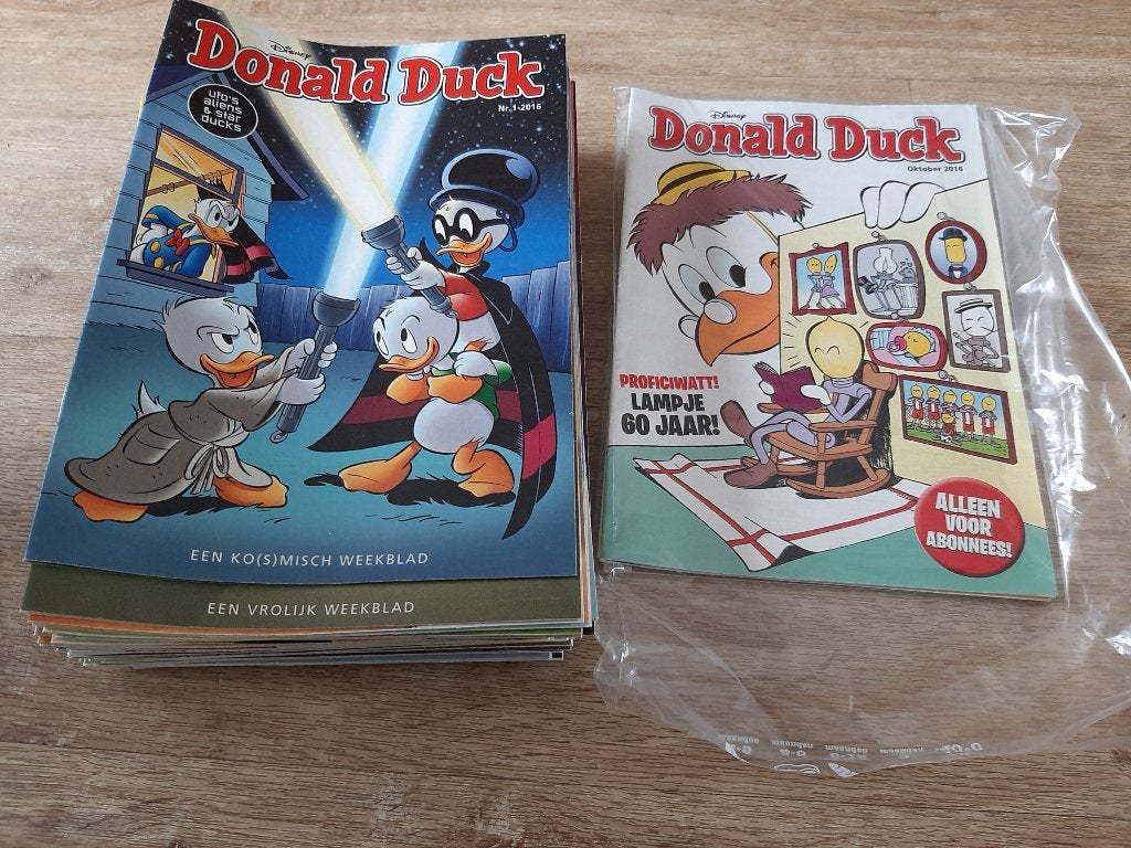 Donald Duck weekbladen jaargang 2016 compleet en meer, Complete serie of reeks, Ophalen of Verzenden, Gelezen