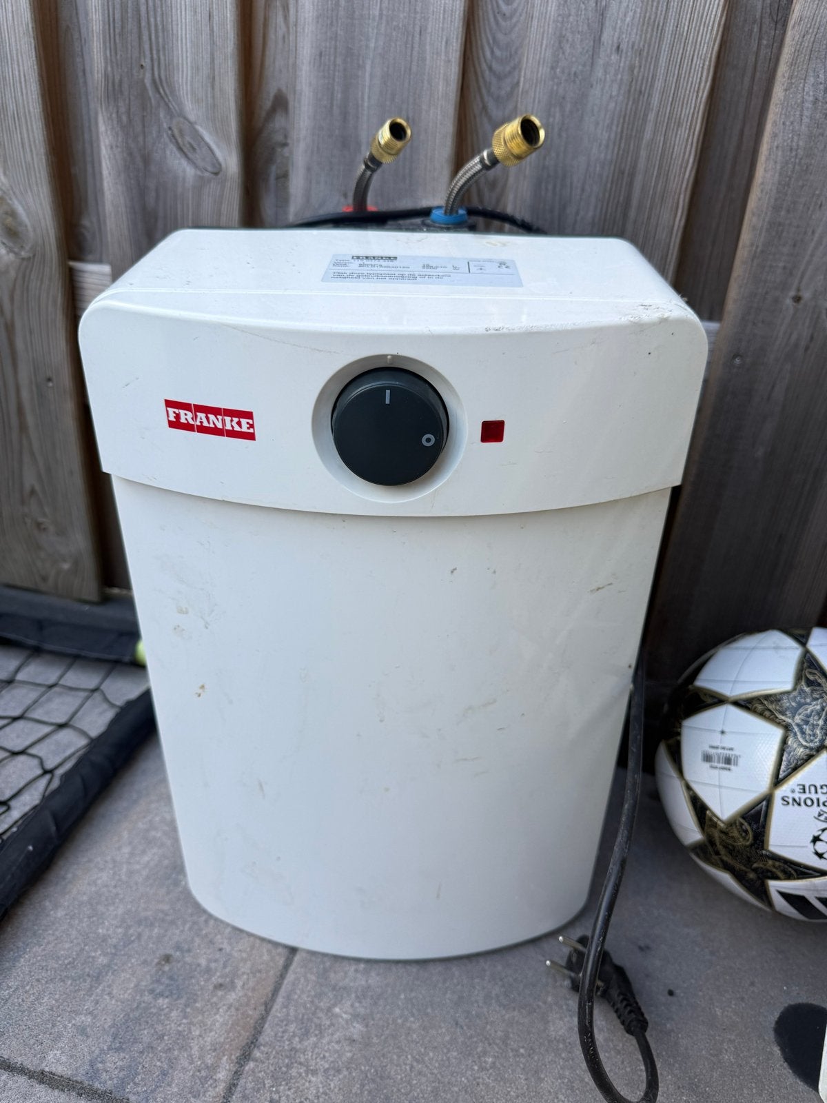Franke Boiler met Kraan, Gebruikt, 20 tot 100 liter, Aardgas, Minder dan 3 jaar oud