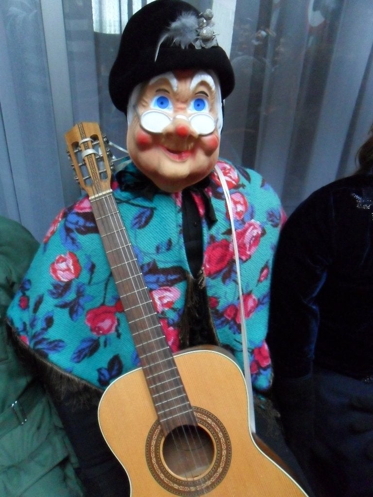 Voor 50 jarige verjaardag Sarah pop levensgroot met gitaar, Ophalen, Nieuw, Abraham of Sarah