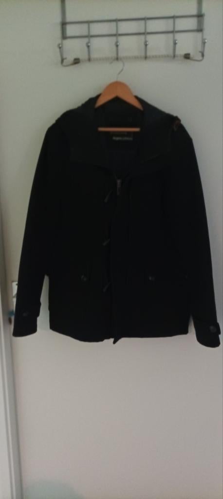 Angelo Litrico Duffle Coat Zwart - Maat XL, Angelo Litrico, Zwart, Maat 56/58 (XL), Ophalen of Verzenden